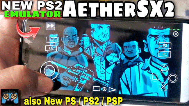 Download Aether SX2 Mod Apk + File BIOS Emulator PS2 Di Android