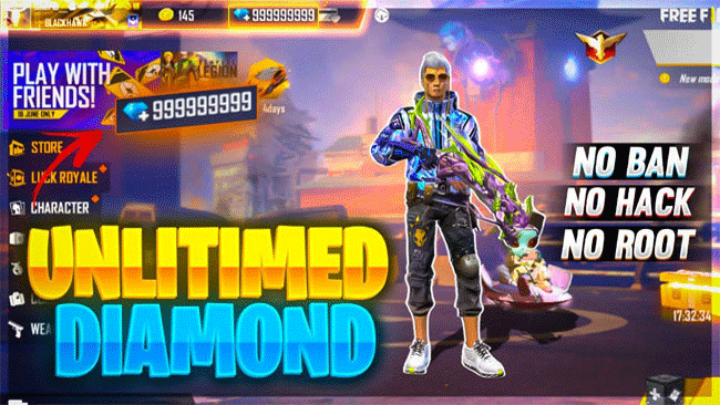 FF Mod Apk Unlimited Diamond Dan Auto Heashot Terbaru 2022